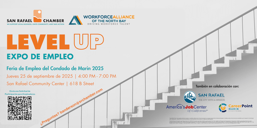 level up expo de empleo banner
